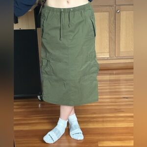 TNA Forest Green Skirt
